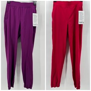 🍋🦄 2 pair of Lululemon adapted state HR joggers regular sz2 limited edition 🦄🍋